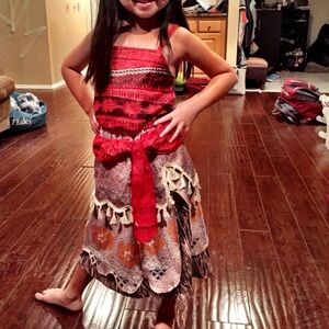 Moana two piece costume